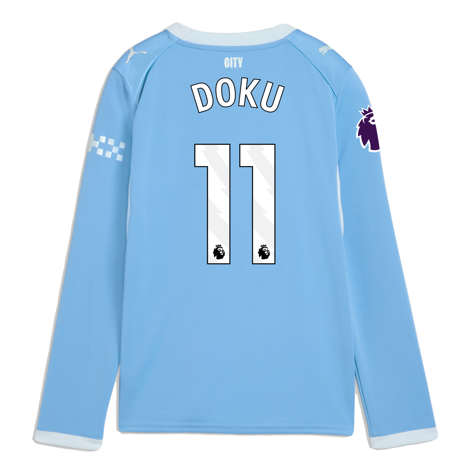 キッズ マンチェスター・シティ ホームユニフォーム 2026/27 長袖 DOKU