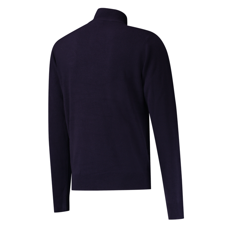 MCFC FW MENS KNIT 1/4 ZIP - navy