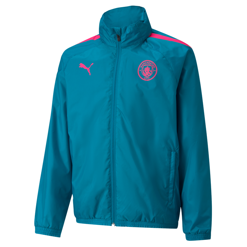 MCFC TR KIDS ALL WEATHER JACKET - turquoise