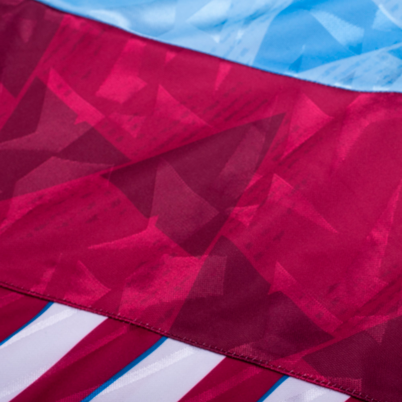 MCFC FW 1990 MASH UP SHIRT - burgundy