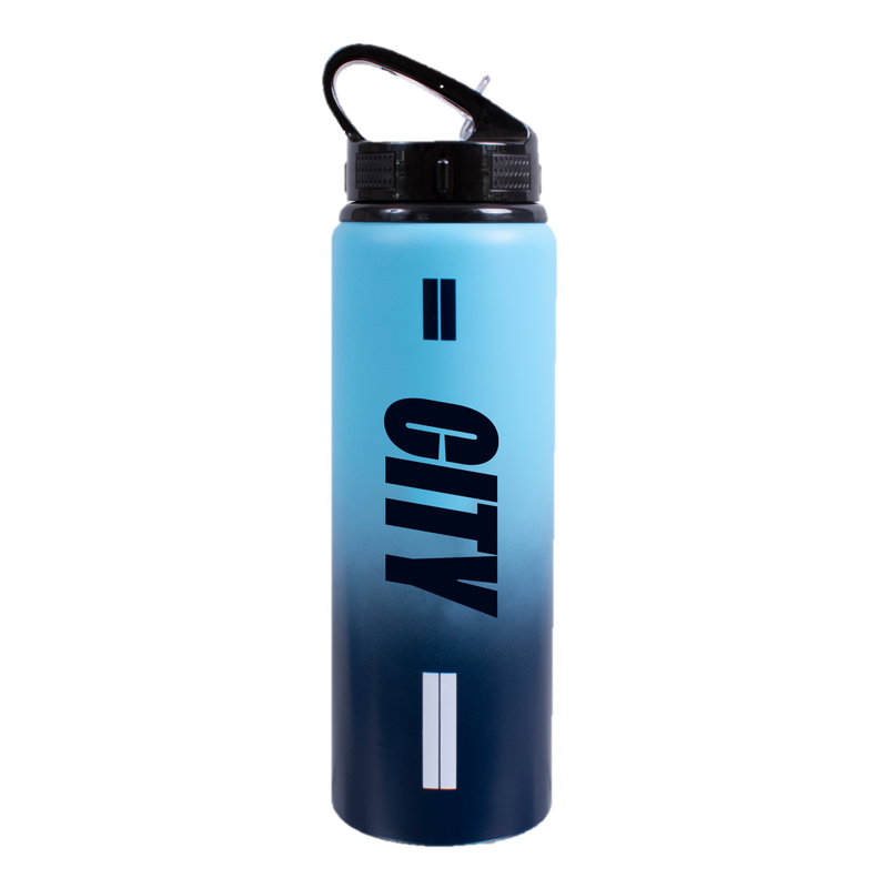 MCFC FW 750ML FADE BOTTLE - navy