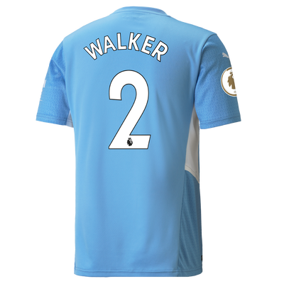Manchester City Home Shirt 21/22 with Kyle Walker printing