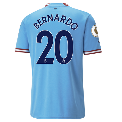 Manchester City Home Jersey 2022/23 with BERNARDO 20 printing