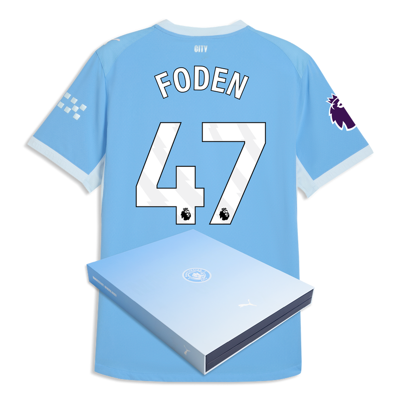 Manchester City Home Authentic Jersey 2026/27 With FODEN 47