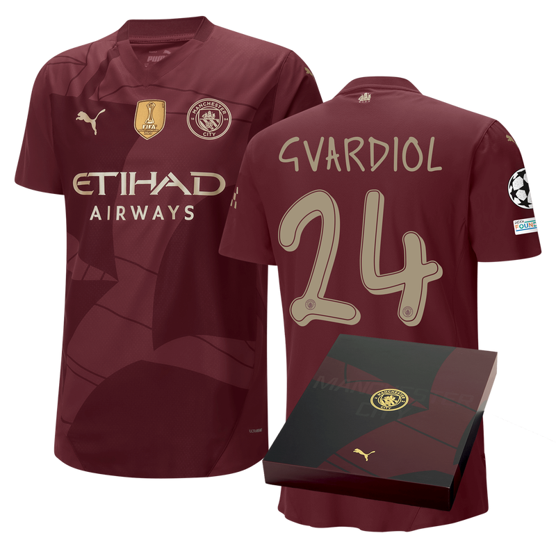 Manchester City Authentic Third Jersey 2024/25 with GVARDIOL 24 