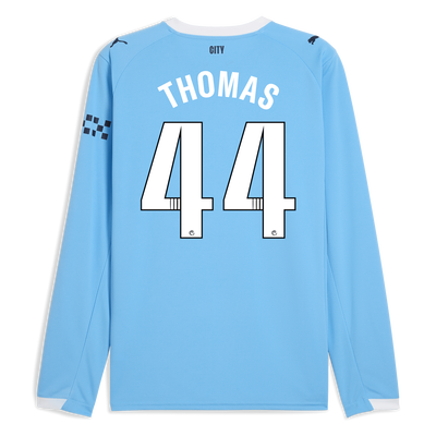 Maillot domicile manches longues Manchester City 2025/26 avec impression THOMAS 44