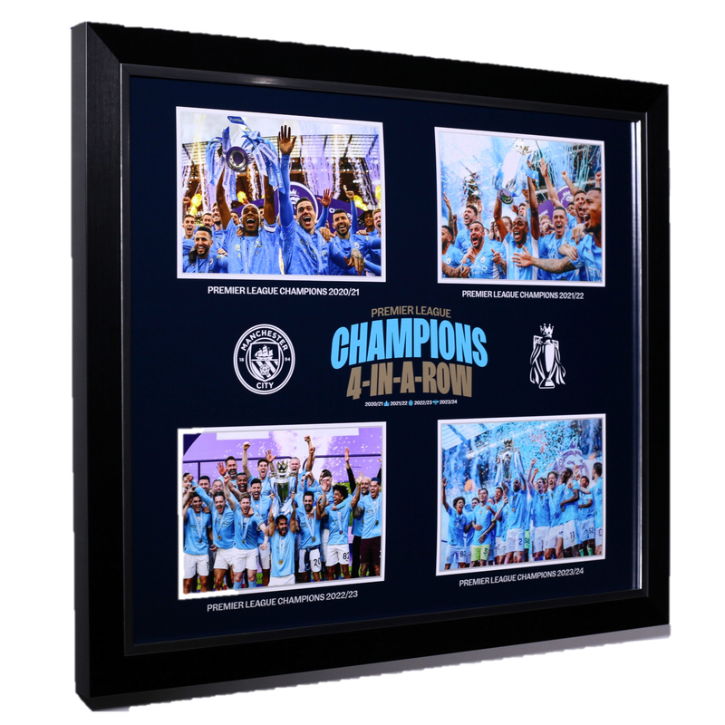 MCFC PL 4 IN A ROW 24x20 FRAME - navy