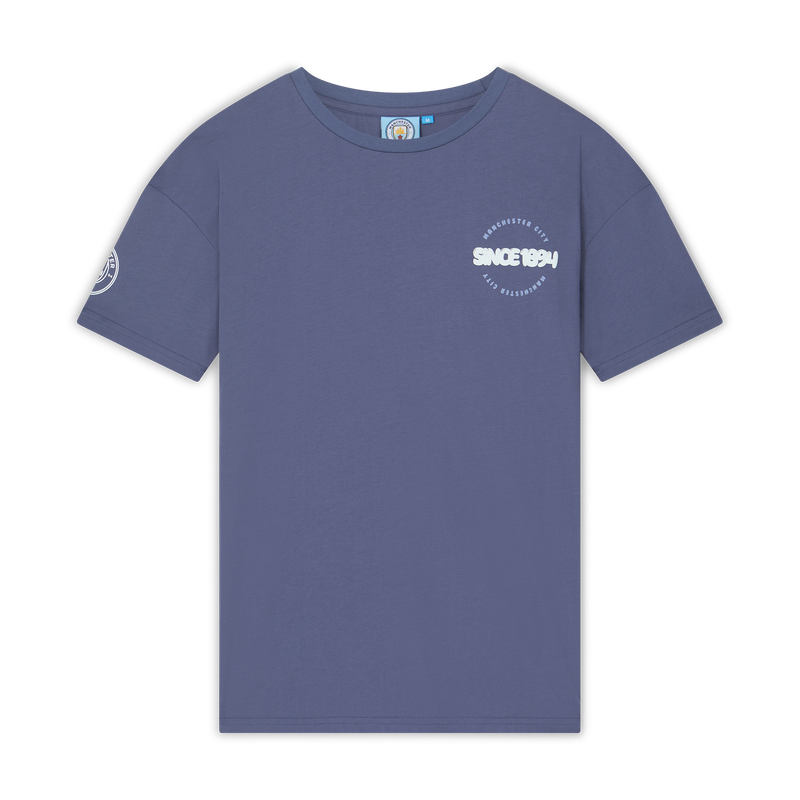 MCFC FW WOMENS BUBBLE T-SHIRT - Navy