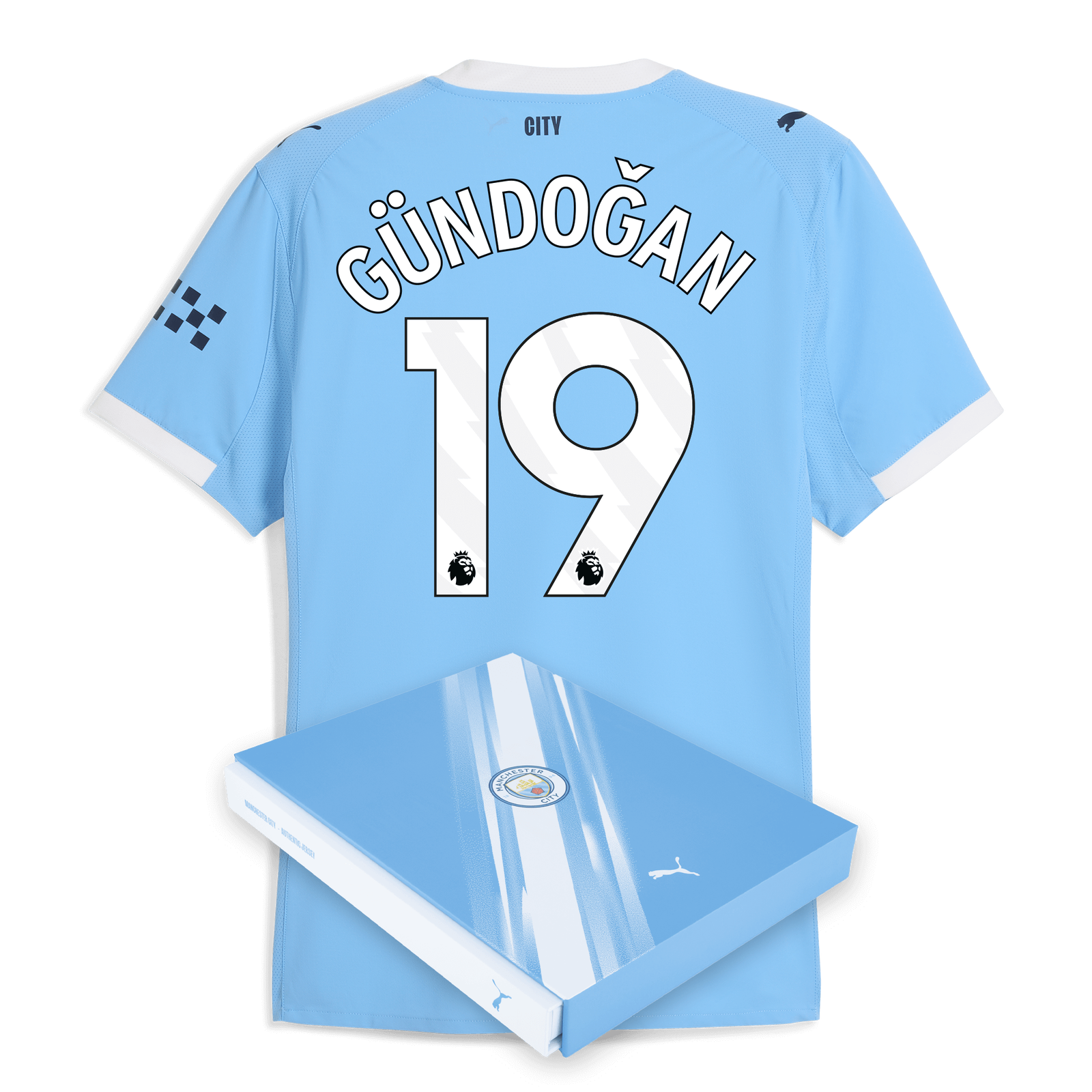 マンチェスター・シティ GÜNDOĞAN ユニフォーム マンチェスター・シティ 2025/26 アウェイ GÜNDOĞAN 19プリント