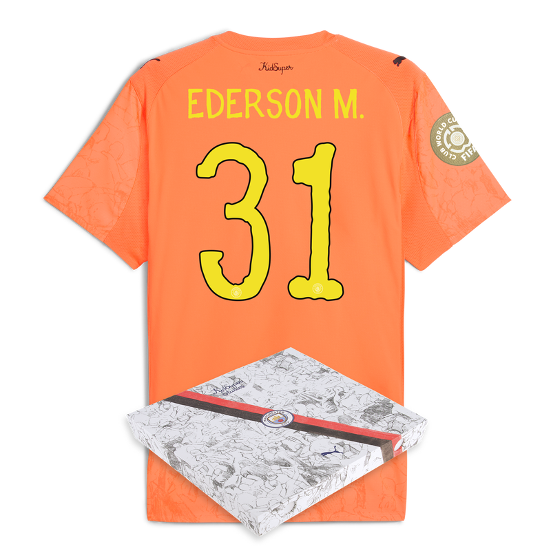 MENS AUTHENTIC GK KidSuper SHIRT SS-EDERSON M.-31-KS-WC - 