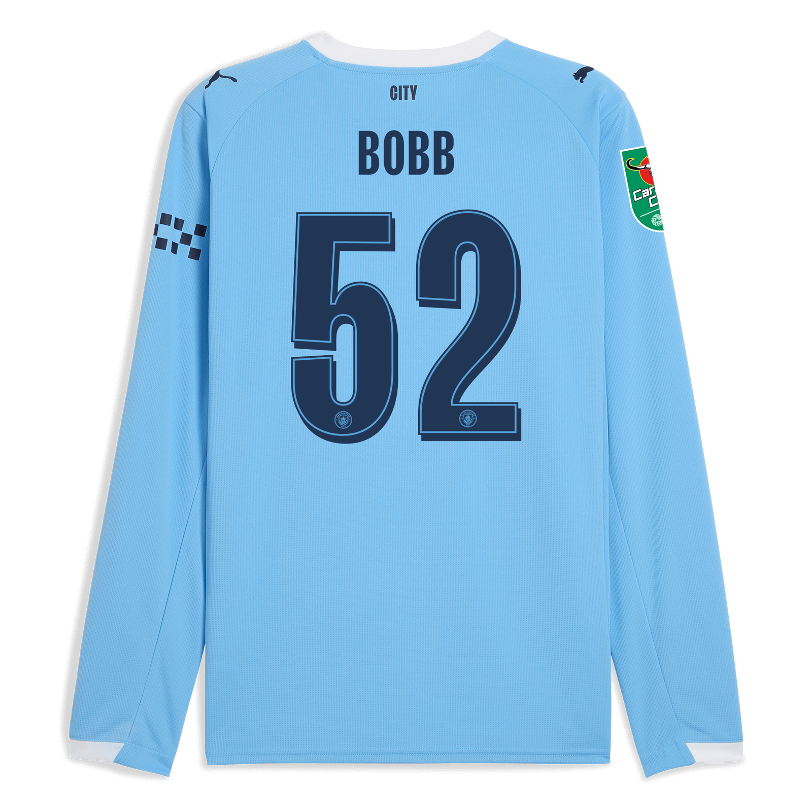 マンチェスター・シティ 2025/26 ズ ホームユニフォーム（長袖 BOBB 52