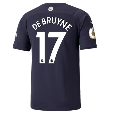 Manchester City 3rd Shirt 21/22 with Kevin de Bruyne printing