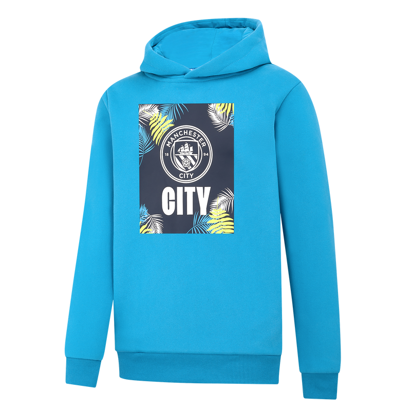 MCFC KIDS HAWAIIAN HOODY - electric blue