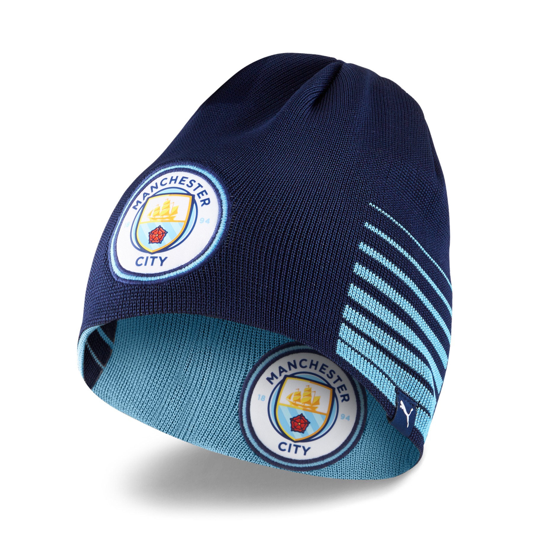 Manchester City Jacket Beanie hat and Bracelets for Mens Adults Winter Soccer New Season Official Licensed Set 3 pcs MC017 