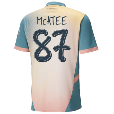 Manchester City 'Definitely City' Jersey 2024/25 With McATEE 87 printing