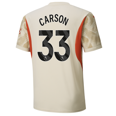 Camiseta de portero del Manchester City 2024/25 con estampado de CARSON 33