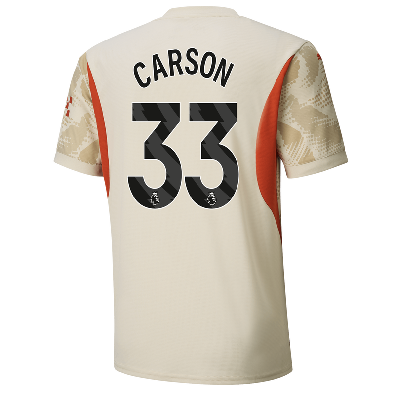 MENS GK JERSEY SS-CARSON-33-EPL-PLC - white