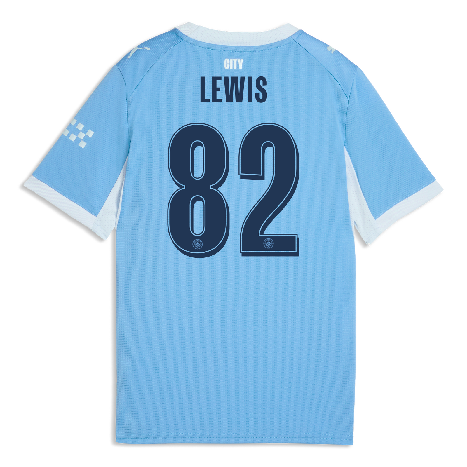 マンチェスターシティ ユニフォーム リコ・ルイス 82 Kids' Manchester City Home Jersey 2026/27 With LEWIS 82 Printing