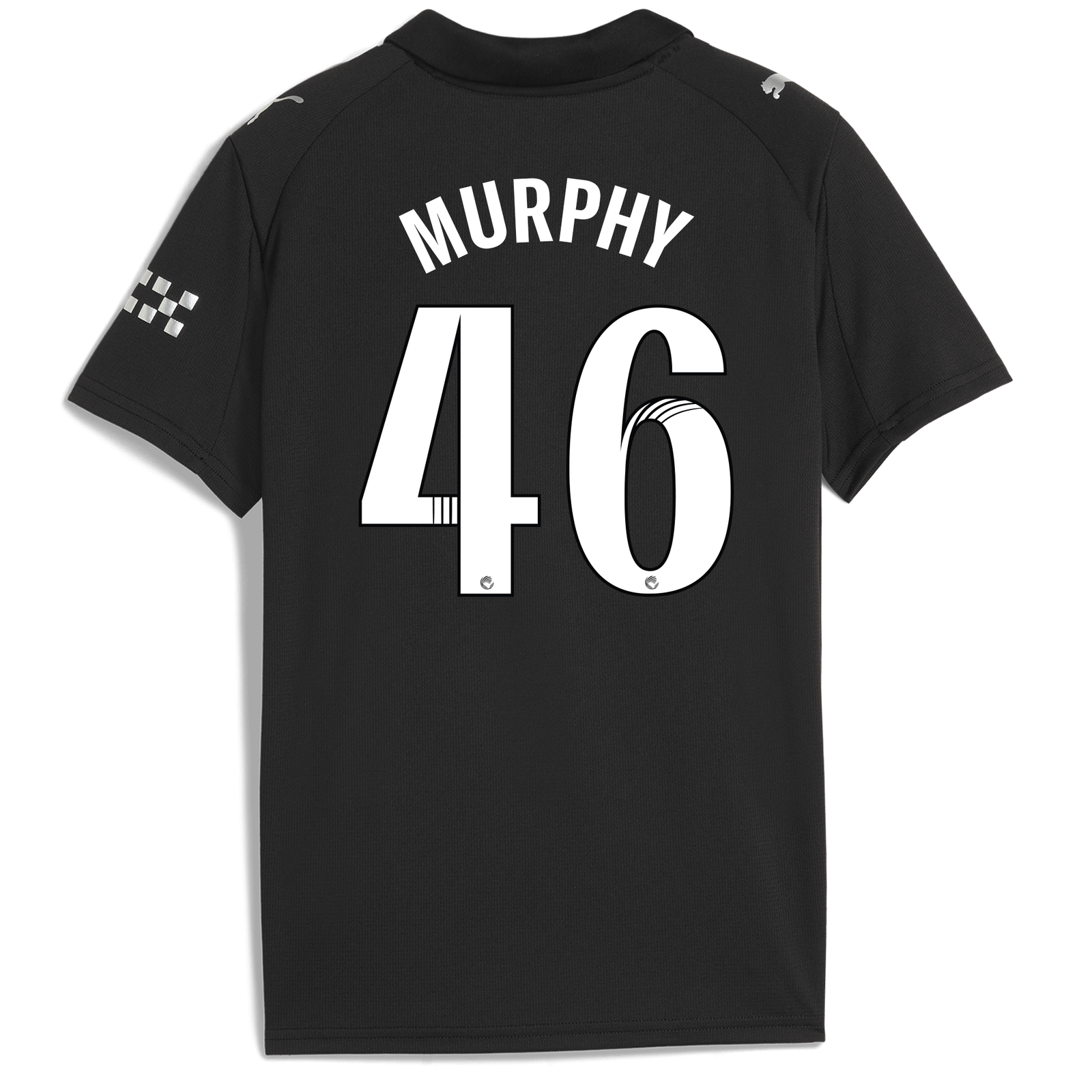 Kids' Manchester City Away Jersey 2025/26 With MURPHY 46