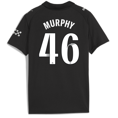 Kids' Manchester City Away Jersey 2025/26 With MURPHY 46 Printing