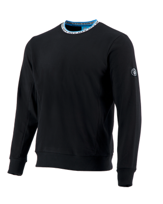 Manchester City Branded Neck and Rib Pannel Detail Sweat