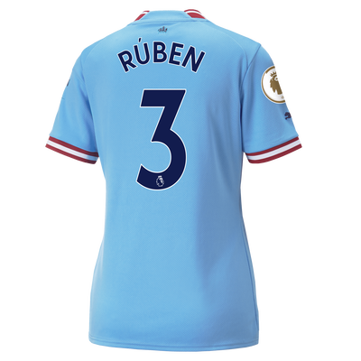 Women's Manchester City Home Jersey 22/23 with RÚBEN 3 printing