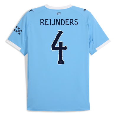 Manchester City Home Jersey 2025/26 With REIJNDERS 4 Printing