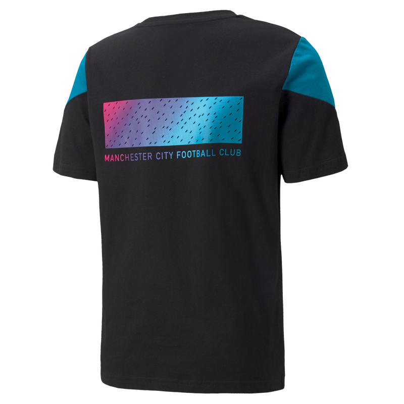 MCFC LW KIDS FTBL CULTURE TEE SS - black