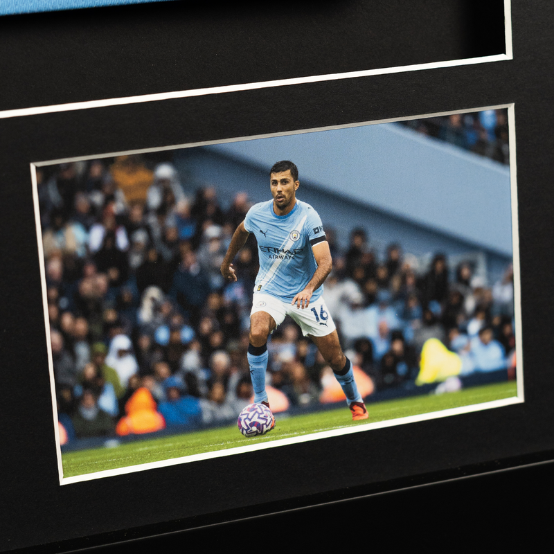 MCFC 25/26 FRAMED RODRI HOME - Blue