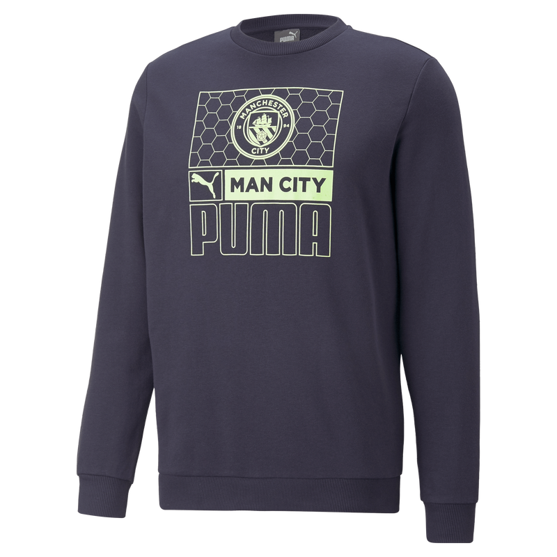 MCFC LW MENS FTBLCORE CREW SWEAT - parisian night