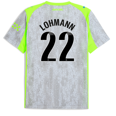 Manchester City Third Jersey 2025/26 With LOHMANN 22 Printing