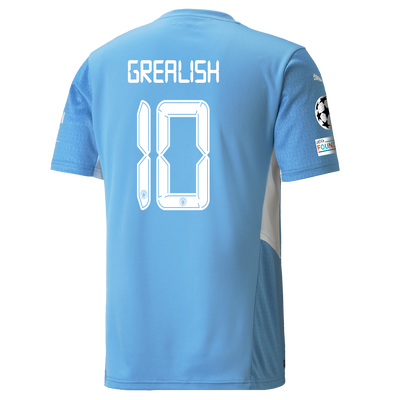 Manchester City Home Shirt 21/22 with Jack Grealish printing