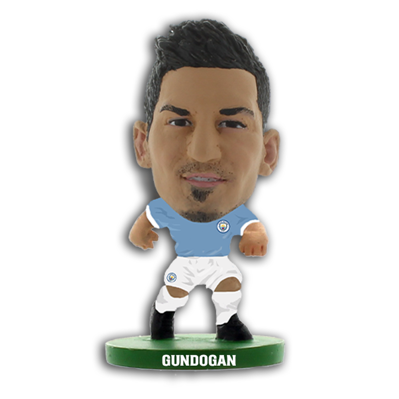 Man City SoccerStarz Gundogan Mini Action Figure blue   - Official Manchester City FC store