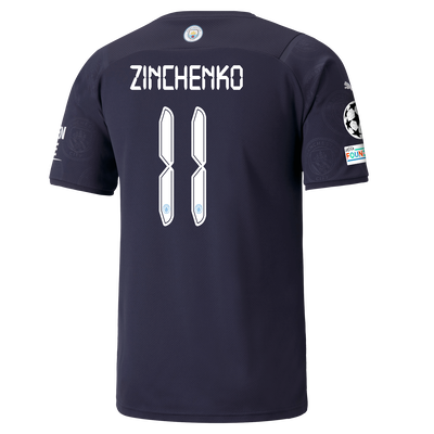 Manchester City 3rd Shirt 21/22 with Oleksandr Zinchenko printing