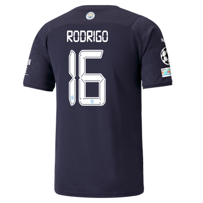 Manchester City 3rd Shirt 21/22 with Rodrigo printing