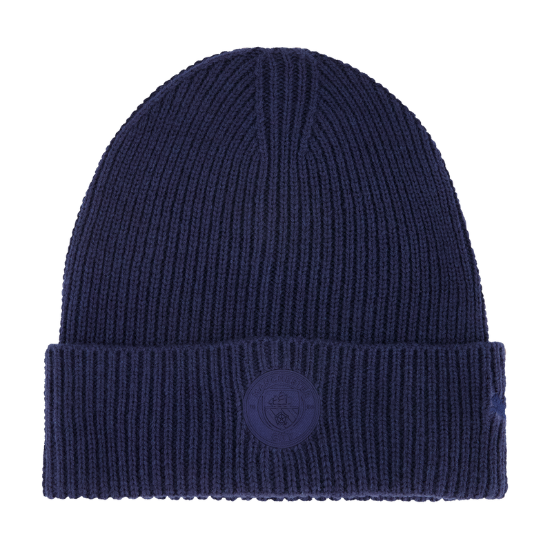 MCFC MID CROWN BEANIE MONOCHROME - navy
