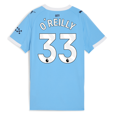Women's Manchester City Home Jersey 2025/26 With O'REILLY 33 Printing
