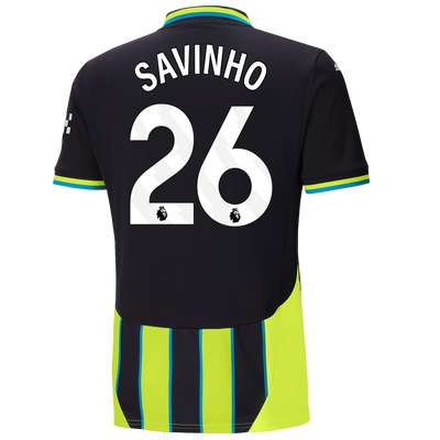 Manchester City Away Jersey 2024/25 With SAVINHO 26 Printing