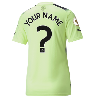 Women's Manchester City Third Jersey 2022/23 with custom printing