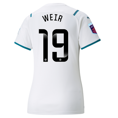 Womens Manchester City Away Shirt 21/22 with Caroline Weir printing