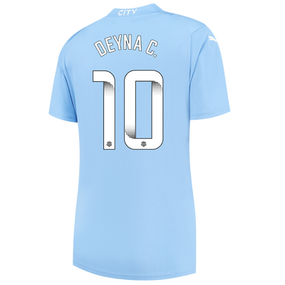 Women's Manchester City Home Jersey 2023/24 with DEYNA C. 10 printing