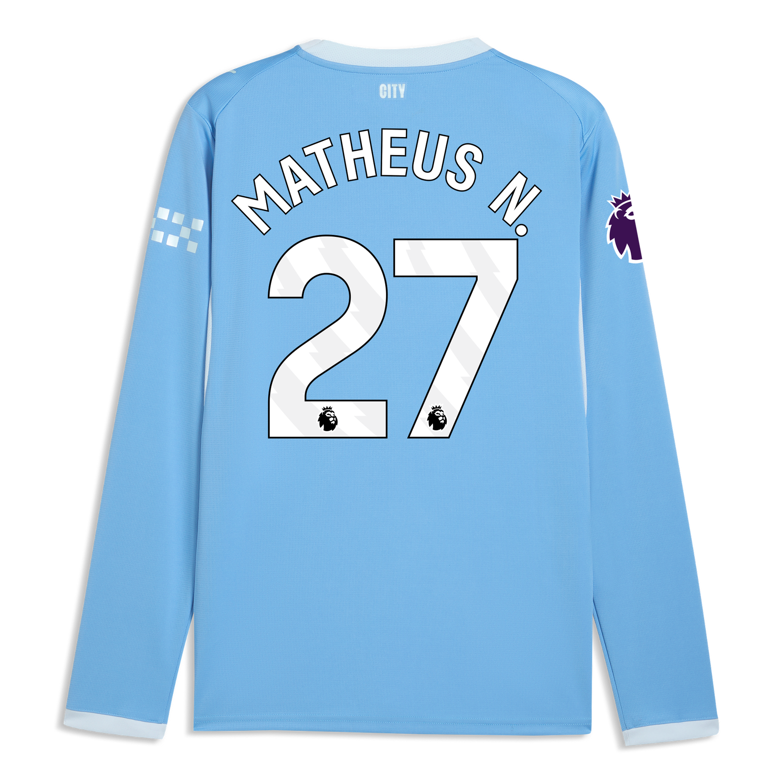マンチェスター・シティ ホーム ユニフォーム 2026/27 長袖 MATHEUS N