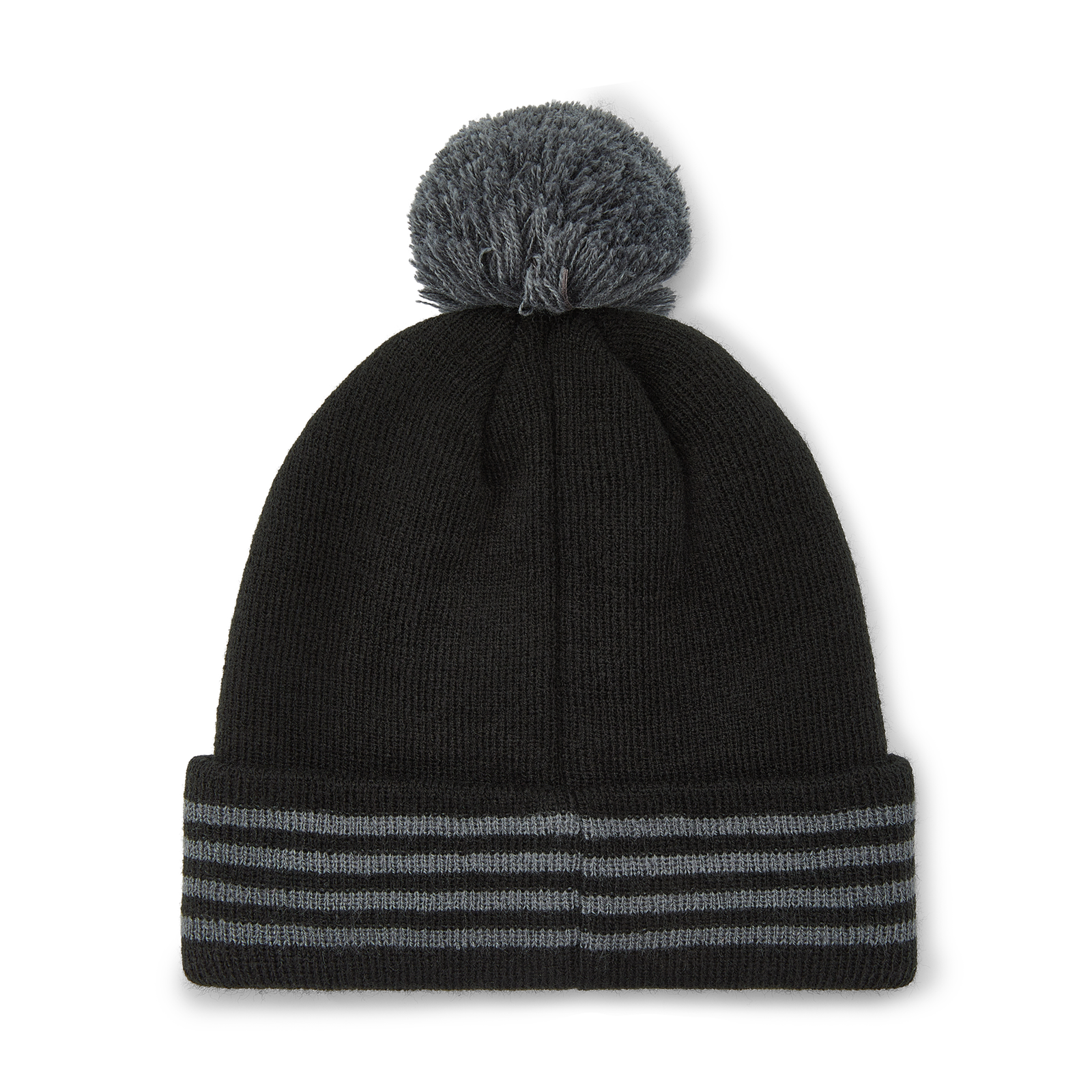 Manchester City Stripe Cuff Bobble Hat