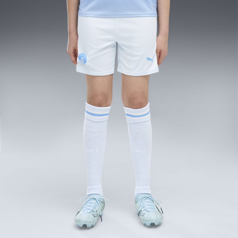 MCFC RP KIDS SHORTS - Icy Blue-Team Light Blue