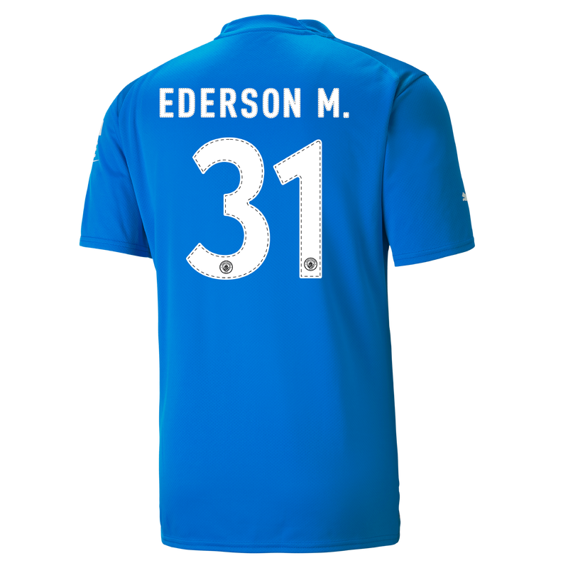 MCFC RP MENS GK JERSEY SS-EDERSON M - electric blue lemonade