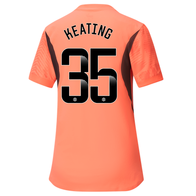 Women's Manchester City Goalkeeper Jersey 2024/25 With KEATING 35 Printing