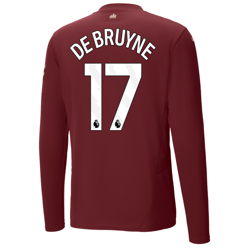 MENS AUTHENTIC Third SHIRT LS-DE BRUYNE-17-EPL-PLC - 