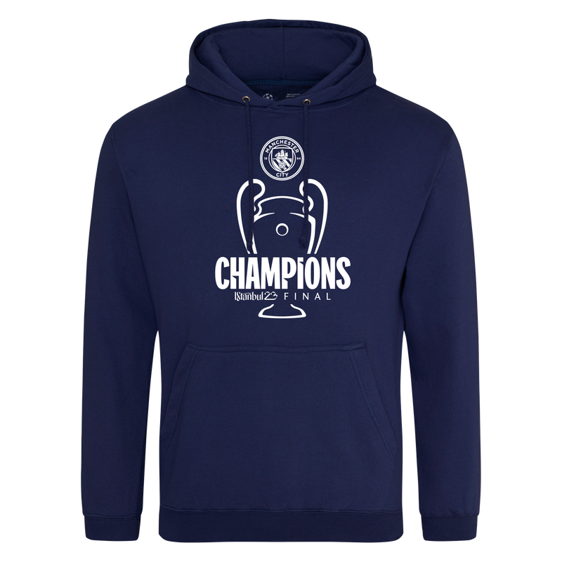 Kids' Manchester City UCL Champions Hoodie | Official Man City Store