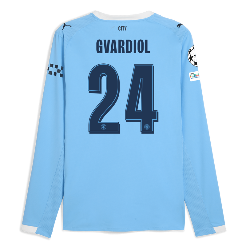 MENS AUTHENTIC Home SHIRT LS-GVARDIOL-24-EPL-PL - 