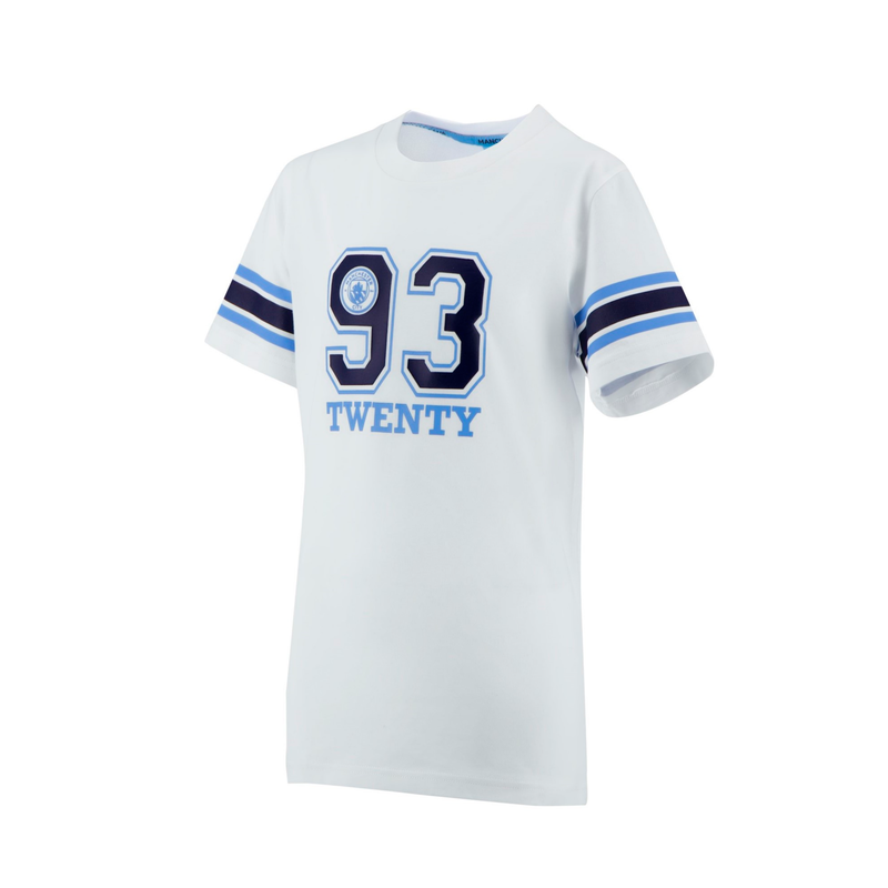 MCFC FW KIDS 9320 VARSITY TEE - white